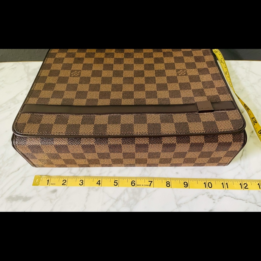 💯AUTHENTIC Louis Vuitton Flap Tribeca Damier Ebene Carre bag - Picture 9 of 13